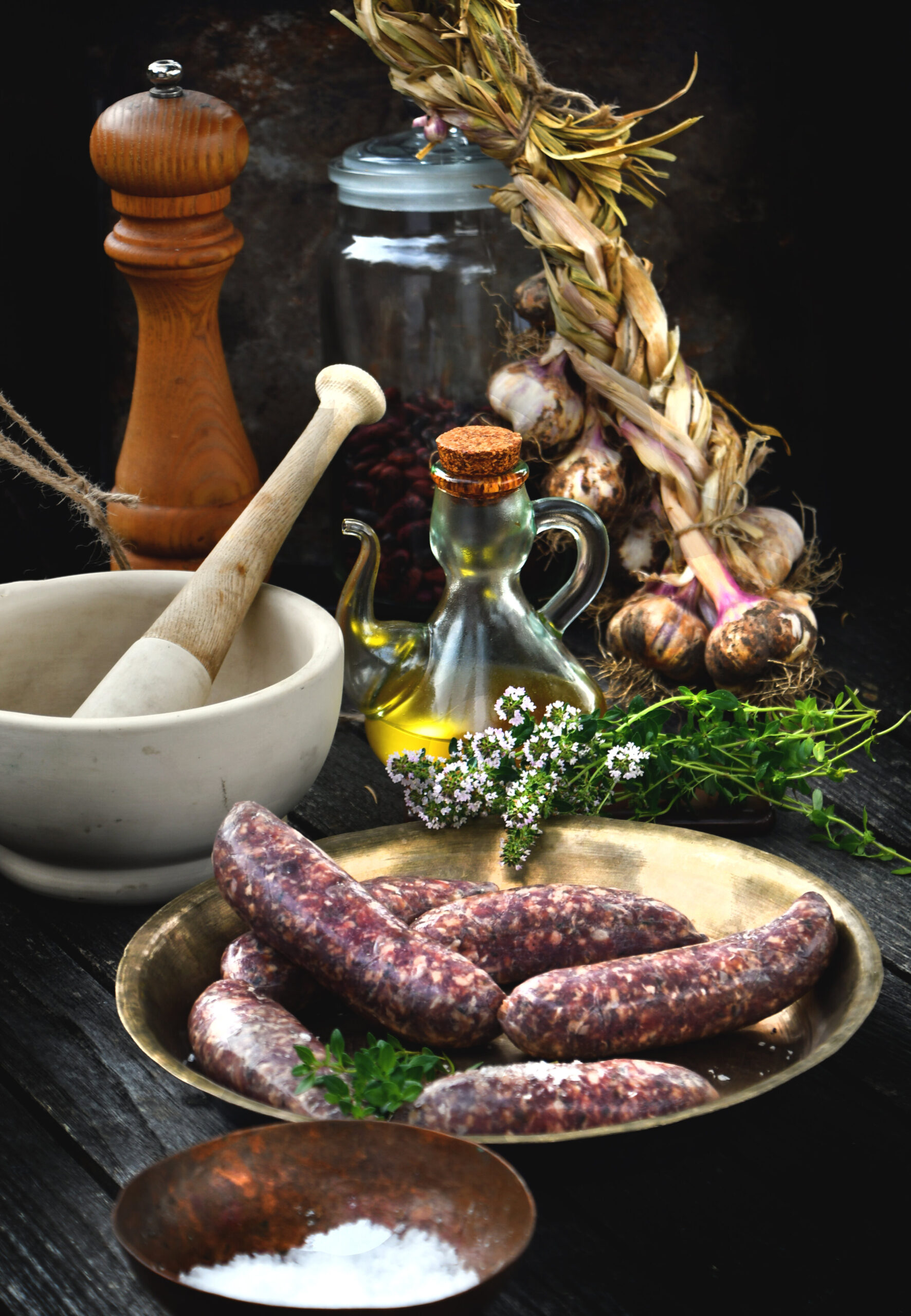 Beef and Horseradish Sausages