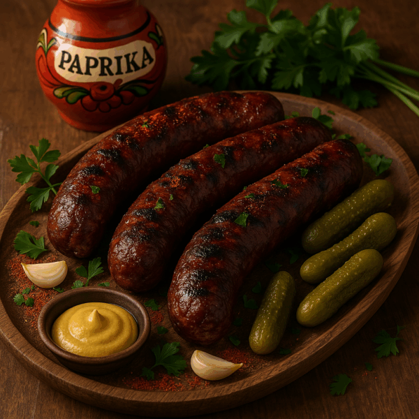 Hungarian Style Beef Sausages