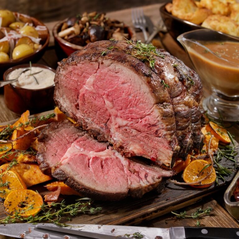 Venison Haunch Roast with Juniper & Orange Sauce